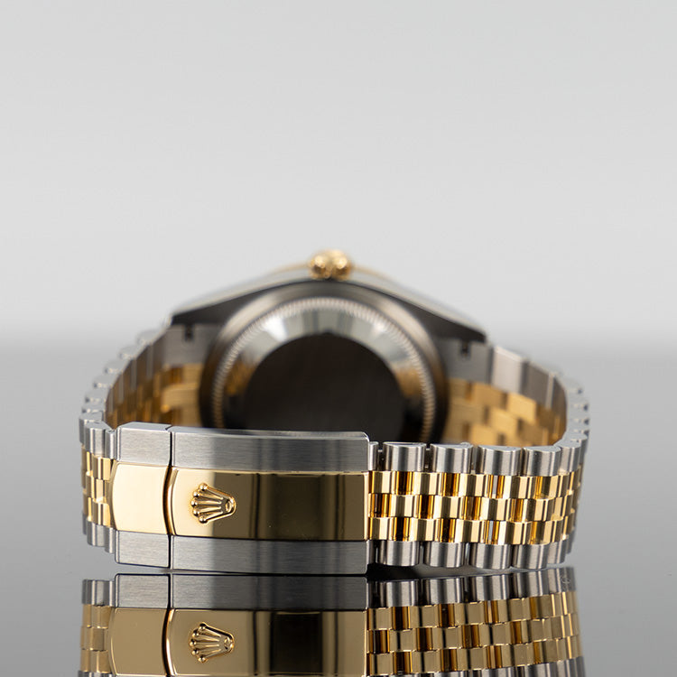 Rolex Datejust 36mm Acero y Oro Amarillo Esfera Negra de Diamantes 126283RBR